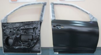 21 649 р. Правая дверь передняя BodyParts  Toyota Highlander  XU50 (2013-2017) (Неокрашенная). Увеличить фотографию 1