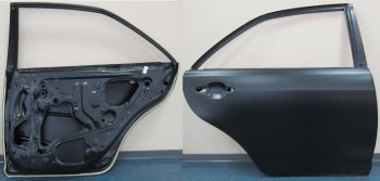 11 599 р. Правая дверь задняя BodyParts  Toyota Camry  XV40 (2006-2011) (Неокрашенная). Увеличить фотографию 1