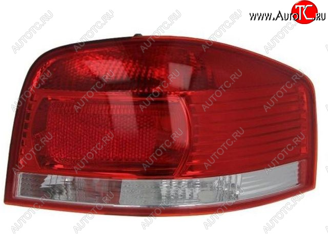 3 299 р. Правый фонарь задний DEPO  Audi A3  8P1 хэтчбэк 3 дв. (2003-2013)