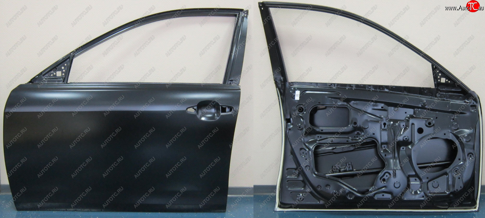 15 649 р. Левая дверь передняя BodyParts Toyota Camry XV40 рестайлинг (2009-2011) (Неокрашенная)