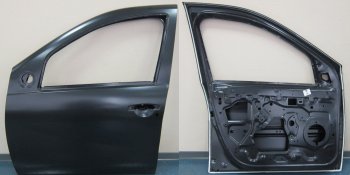 13 799 р. Левая дверь передняя BodyParts Renault Duster HS дорестайлинг (2010-2015) (Неокрашенная). Увеличить фотографию 1