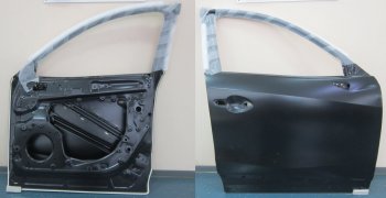 21 449 р. Правая дверь передняя BodyParts Mazda CX-5 KE дорестайлинг (2011-2014) (Неокрашенная). Увеличить фотографию 1