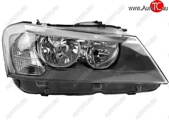 12 949 р. Правая фара (c электрокорректором) DEPO  BMW X3  F25 (2010-2014) дорестайлинг