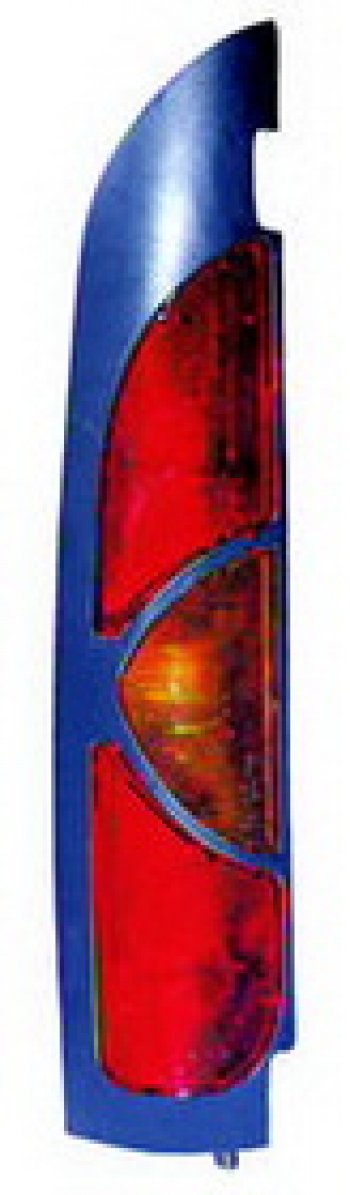 2 799 р. Левый фонарь задний (двойная дверь) DEPO  Renault Kangoo  KC (1997-2003). Увеличить фотографию 1