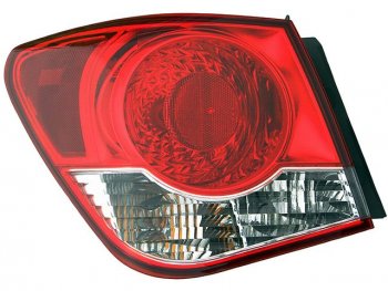 2 699 р. Левый фонарь задний (внешний) BodyParts  Chevrolet Cruze  седан (2009-2015). Увеличить фотографию 1