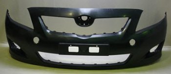 4 999 р. Бампер передний (Тайвань) BodyParts Toyota Corolla E150 седан рестайлинг (2009-2013) (Неокрашенный). Увеличить фотографию 1