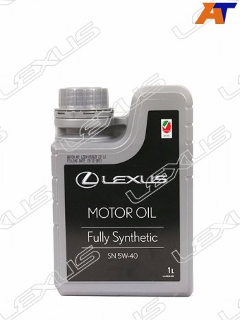 819 р. Масло моторное LEXUS (пластиковая канистра) 5W-40 SN 1Л (Синтетика) ОАЭ (08880-83716). Увеличить фотографию 1