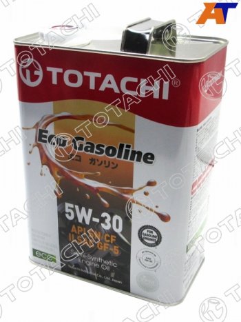 3 299 р. Масло моторное полусинтетическое TOTACHI Eco Gasoline 5W-30 SNCF, C2, GF-5 4л (10804). Увеличить фотографию 1