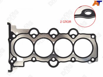 1 559 р. Прокладка ГБЦ металл DYG  Hyundai Solaris (RBr,  HCR), KIA Ceed (1 ED,  2 JD,  3 CD), Cerato (2 TD,  3 YD,  4 BD). Увеличить фотографию 1