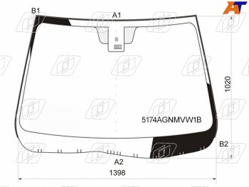 9 249 р. Стекло лобовое (Датчик дождя Молдинг) FUYAO Mazda 6 GH дорестайлинг лифтбэк (2007-2010). Увеличить фотографию 2