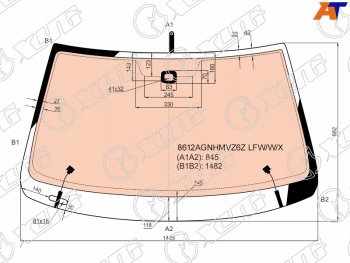 16 999 р. Стекло лобовое с полным обогревом + дд (для Российского рынка) VOLKSWAGEN JETTA 4D SED 10-15         (8612AGNHMVZ6Z LFW/W/X). Увеличить фотографию 1