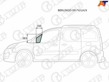 789 р. Стекло форточки (уголок) переднее левое CITROEN BERLINGO/PEUGEOT PARTNER 08- XYG BERLINGO-09 FV/LH/X, berlingo09fvlhx (BERLINGO-09 FV/LH/X). Увеличить фотографию 1