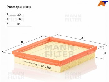 1 599 р. Фильтр воздушный MANN  Skoda Fabia (Mk3), Octavia (A7,  A8), Yeti, Volkswagen Golf (7,  8), Jetta (A6,  A7), Polo (5). Увеличить фотографию 1