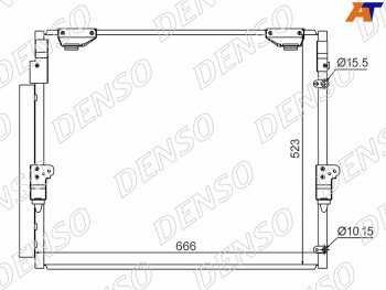 29 999 р. Радиатор кондиционера Toyota Land Cruiser (J200) 07-21  Lexus LX 07-23  Toyota Sequoia 07-22  Tun (DCN50036). Увеличить фотографию 1