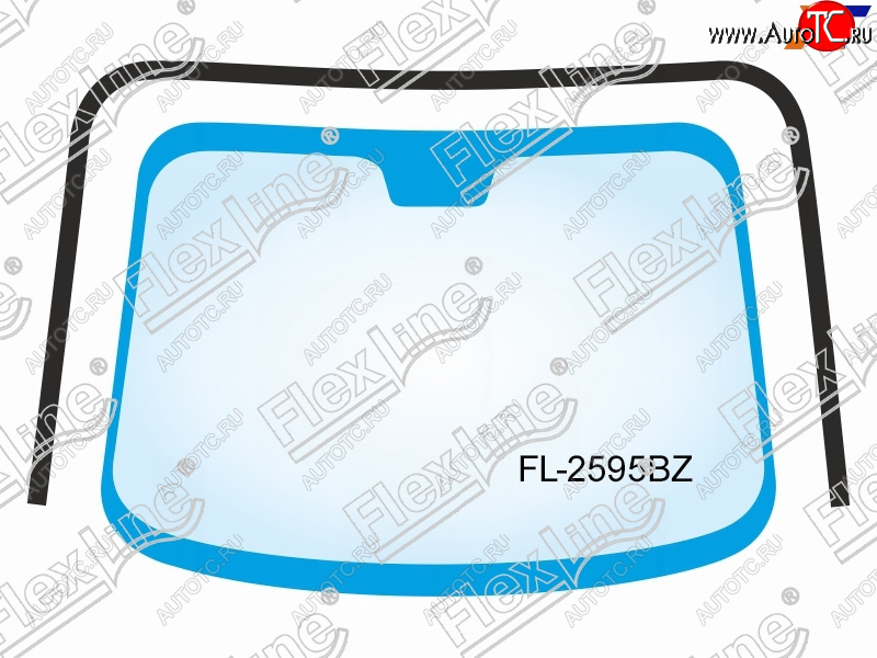2 269 р. Молдинг лобового стекла (П-образный) FLEXLINE  Subaru Tribeca (2008-2014)