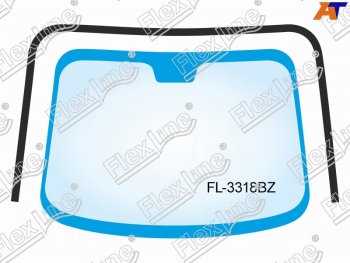 Молдинг лобового стекла (П-образный) FLEXLINE KIA Sportage 3 SL дорестайлинг (2010-2014)