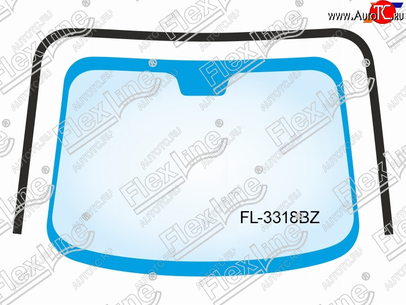 1 769 р. Молдинг лобового стекла (П-образный) FLEXLINE KIA Sportage 3 SL дорестайлинг (2010-2014)