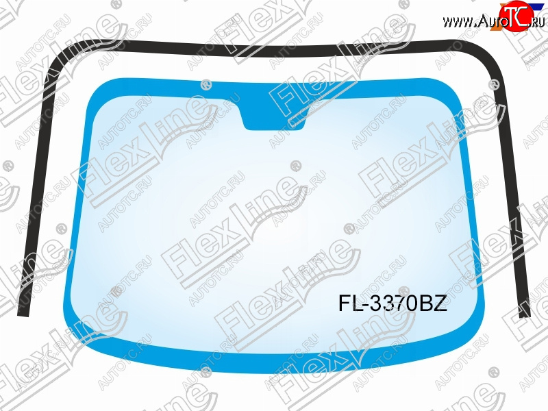2 269 р. Молдинг лобового стекла (П-образный) FLEXLINE Hyundai Elantra MD рестайлинг (2013-2016)