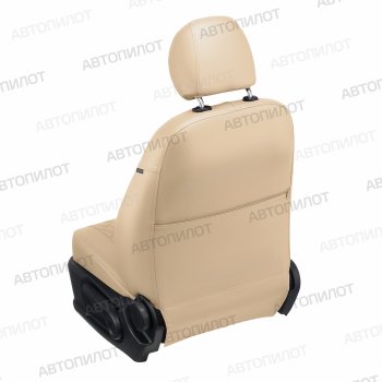 13 999 р. Чехлы сидений (экокожа) Автопилот Ромб  Chevrolet Aveo  T300 (2011-2015) (бежевый). Увеличить фотографию 4
