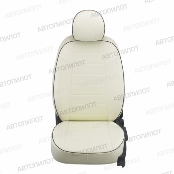 13 449 р. Чехлы сидений (экокожа) Автопилот  CITROEN C4 (2013-2022) (белый). Увеличить фотографию 5