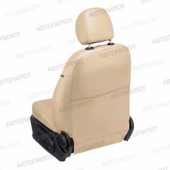 13 449 р. Чехлы сидений (экокожа, Comfort-40/60, Г-подг.) Автопилот  Fiat Albea  170 (2002-2012) (бежевый). Увеличить фотографию 3