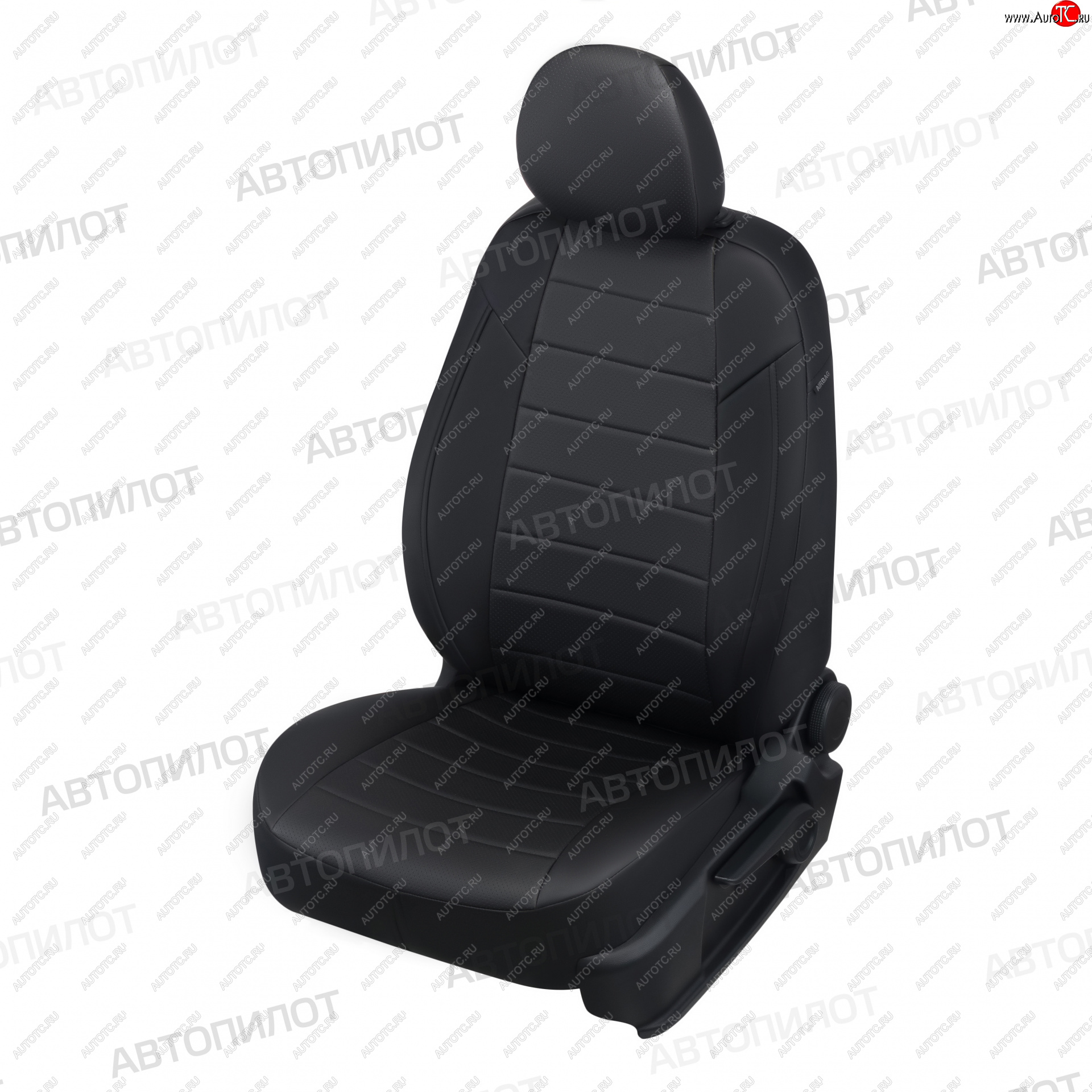 7 499 р. Чехлы сидений (Comfort, экокожа) Автопилот Ford Focus 2 седан рестайлинг (2007-2011) (черный)