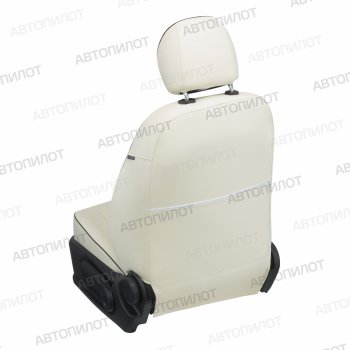 13 849 р. Чехлы сидений (Titanium, экокожа) Автопилот  Ford Mondeo  MK5 CD391 (2014-2024) (белый). Увеличить фотографию 3