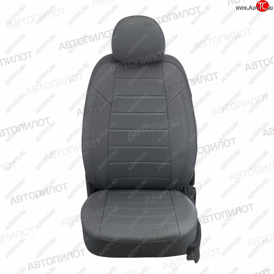 13 849 р. Чехлы сидений (экокожа) Автопилот  Honda Accord  7 седан CL (2002-2008) (серый)
