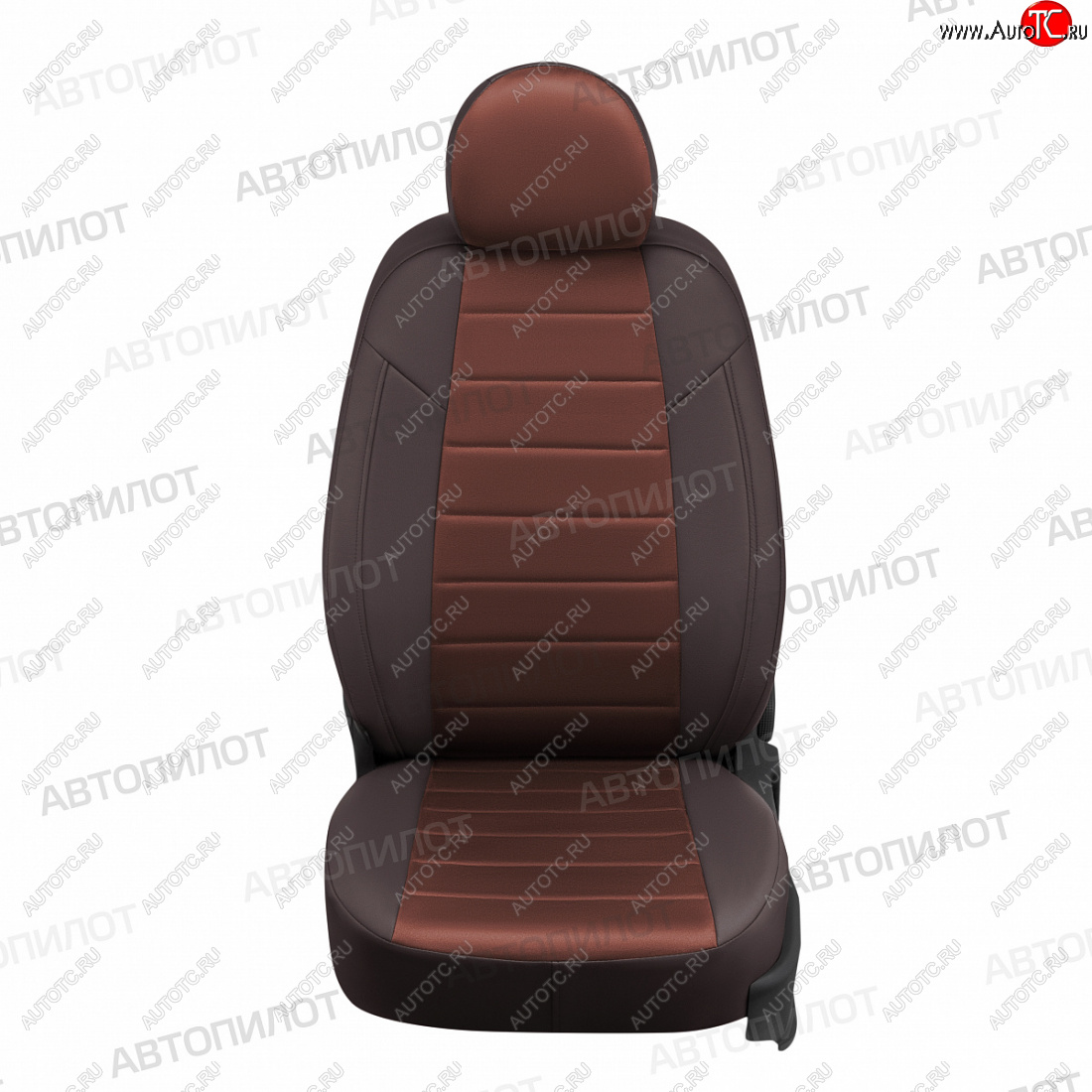 13 449 р. Чехлы сидений (экокожа/алькантара) Автопилот  Hyundai Sonata  NF (2004-2010) (шоколад)