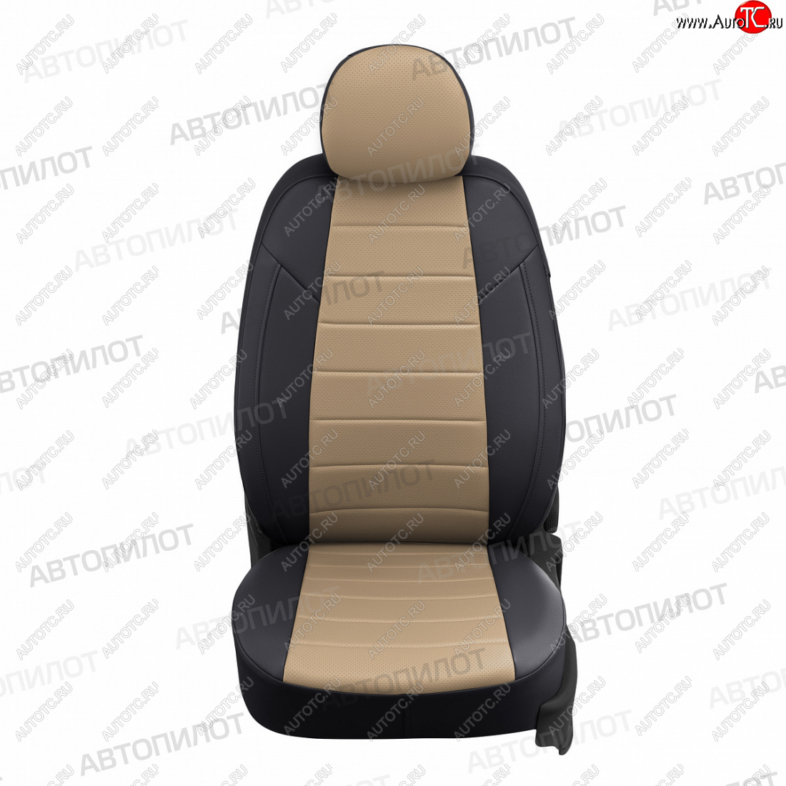 13 449 р. Чехлы сидений (экокожа) Автопилот  Renault Symbol  седан (2002-2012) (черный/темно-бежевый)