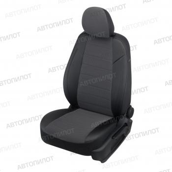 Чехлы на сиденья Велюр (к. Comfort Luxe экокожа) Автопилот Уаз Патриот 3163 5 дв. 2-ой рестайлинг (2017-2024)  (черный)