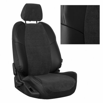 14 249 р. Чехлы на сиденья Велюр (к. Comfort Luxe экокожа) Автопилот Уаз Патриот 3163 5 дв. 2-ой рестайлинг (2017-2024) (черный). Увеличить фотографию 2