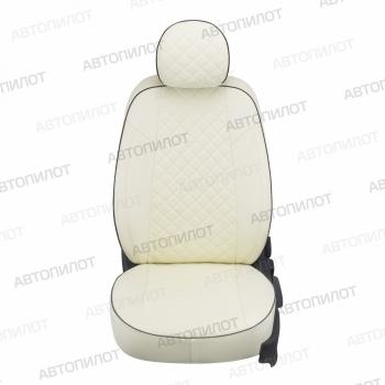 14 899 р. Чехлы на сиденья Ромб (к. Comfort Luxe экокожа) Автопилот  Уаз Патриот ( 23632,  3163 5 дв.) (2016-2024) 2-ой рестайлинг пикап, 2-ой рестайлинг (белый). Увеличить фотографию 3