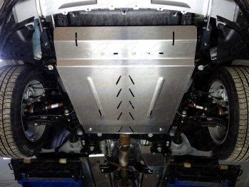 18 799 р. Защита картера и КПП ТСС Тюнинг  Ford Explorer  U502 (2015-2018) (алюминий 4 мм). Увеличить фотографию 1