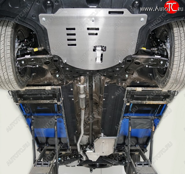 19 999 р. Комплект защиты картера и КПП, заднего редуктора, топливного бака (алюминий 4мм. 2.2) TCC  Hyundai Palisade  LX2 (2018-2022)