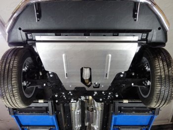 9 299 р. Защита картера ТСС Тюнинг Jeep Renegade (2015-2024) (алюминий 4 мм). Увеличить фотографию 1