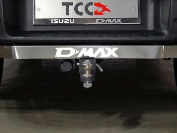 21 549 р. Фаркоп (тягово-сцепное устройство) TCC Тюнинг  Isuzu D-Max  RG DoubleCab (2019-2024) (оцинкованный, шар E, надпись D-MAX). Увеличить фотографию 1