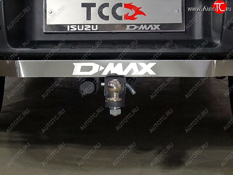 21 549 р. Фаркоп (тягово-сцепное устройство) TCC Тюнинг  Isuzu D-Max  RG DoubleCab (2019-2024) (оцинкованный, шар E, надпись D-MAX)