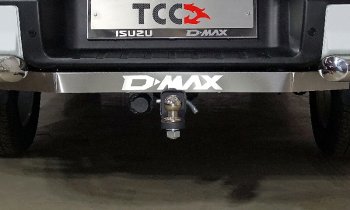 18 499 р. Фаркоп (тягово-сцепное устройство) TCC Тюнинг  Isuzu D-Max  RG DoubleCab (2019-2024) (шар E, надпись D-MAX). Увеличить фотографию 1