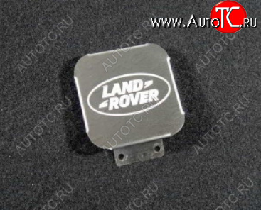 1 249 р. Заглушка на фаркоп с логотипом Land Rover (на фаркопы TCC, нержавеющая сталь) TCC Land Rover Discovery Sport L550 дорестайлинг (2014-2019)