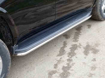Защита порогов алюминий 50,8 мм, ТСС Тюнинг Chevrolet (Шевролет) Tahoe (Тахо)  K2UC (2014-2021) K2UC