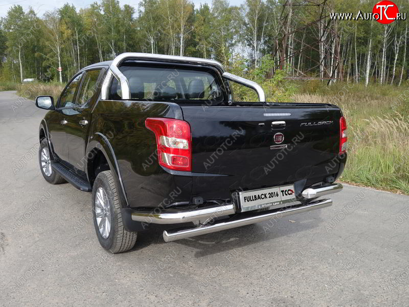 55 999 р. Защита кузова (для крышки) d71,6 мм ТСС Тюнинг Fiat Fullback (2016-2018) (нержавейка)