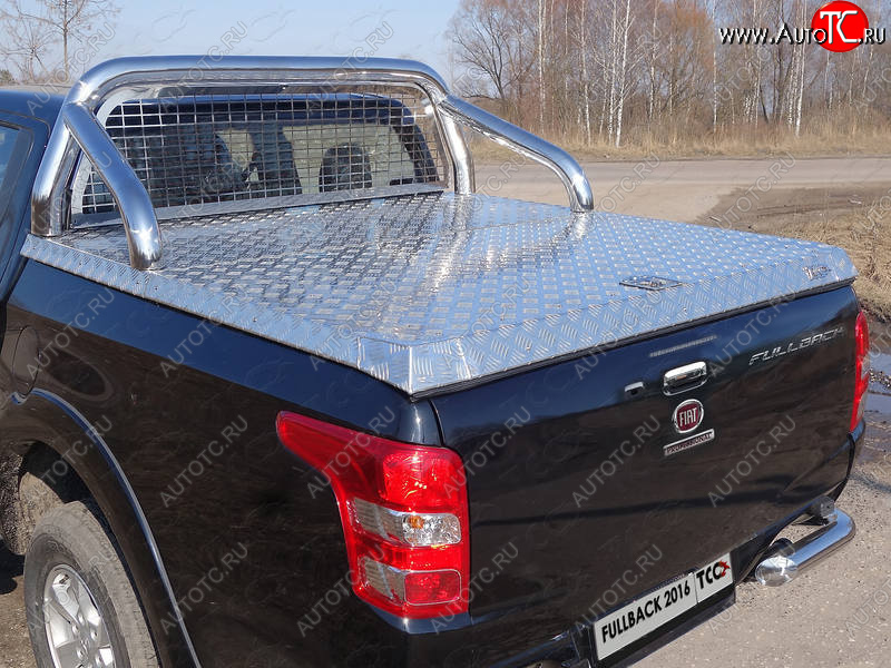 69 999 р. Защита кузова и заднего стекла (для крышки) d 76,1 мм ТСС Тюнинг  Fiat Fullback (2016-2018) (нержавейка)