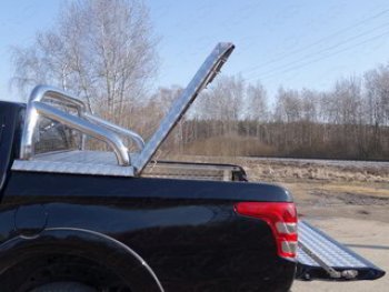 69 999 р. Защита кузова и заднего стекла (для крышки) d 76,1 мм ТСС Тюнинг  Fiat Fullback (2016-2018) (нержавейка). Увеличить фотографию 1