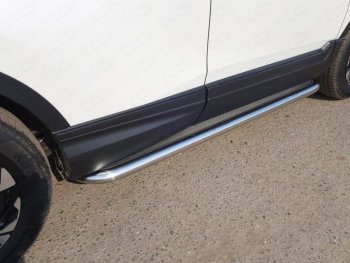 43 999 р. Пороги с площадкой 60,3 мм ТСС Тюнинг  Honda CR-V  RW,RT (2016-2020) (нержавейка). Увеличить фотографию 1