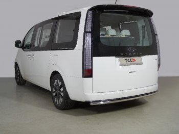 Защита задняя (центральная нержавейка d42,4 мм), ТСС Тюнинг Hyundai Staria US4 (2021-2022)  (центральная)