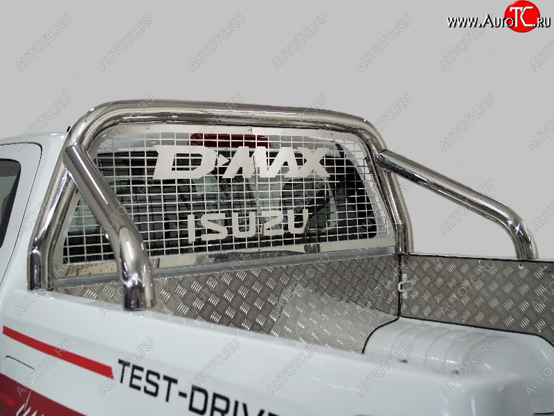 69 999 р. Защита кузова и заднего стекла (только для кузова) d 76,1 мм ТСС Тюнинг  Isuzu D-Max  RG DoubleCab (2019-2024) (нержавейка)