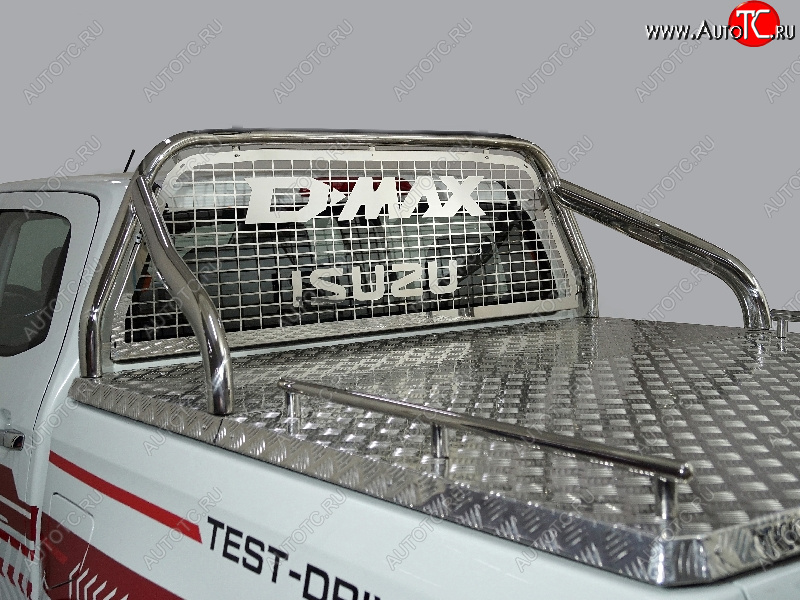 83 999 р. Защита кузова и заднего стекла (для крышки) d75*42 мм ТСС Тюнинг  Isuzu D-Max  RG DoubleCab (2019-2024) (нержавейка)