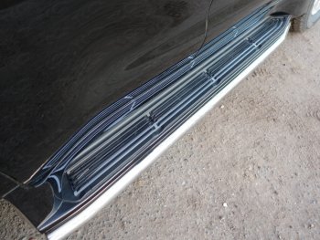 21 999 р. Защита порогов алюминий 50,8 мм, ТСС Тюнинг Lexus LX 450d J200 (2015-2024). Увеличить фотографию 1