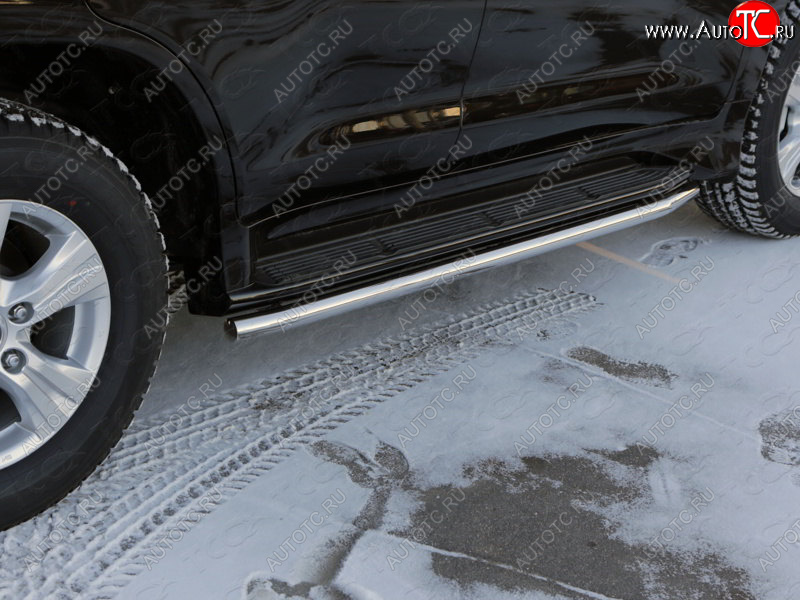 21 999 р. Защита порогов алюминий 50,8 мм, ТСС Тюнинг  Lexus LX  570 (2007-2012)
